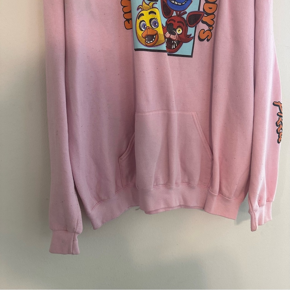 Five Nights at Freddy’s Pink Graphic Pullover Sweater - Picture 2 of 7